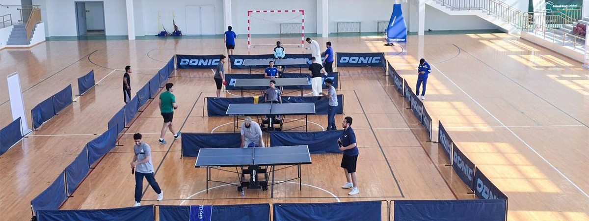 بطولة كرة الطاولة تستقطب 32 لاعبًا ضمن فعاليات سباحة الجامعات 2025 بجامعة الملك خالد